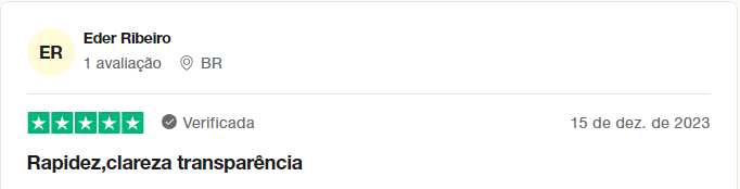 avaliação trustpilot 2