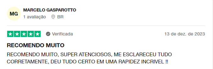 avaliação trustpilot 3