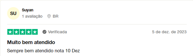 avaliação trustpilot 6